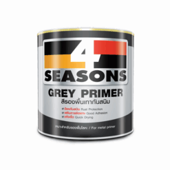 สีรองพื้นกันสนิม TOA 4 SEASONS #GREY 1/4กล. เทา