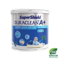 สีน้ำภายใน TOA DURACLEAN A+ Semi-Gloss กล. เบส A