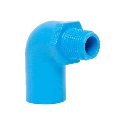 ข้องอเกลียวนอก PVC ท่อน้ำไทย 1/2"