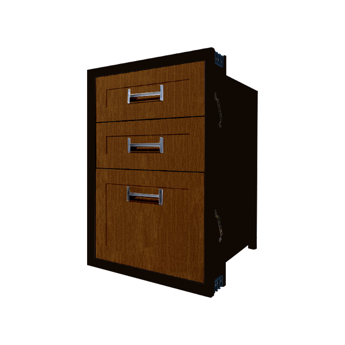 ตู้ลิ้นชัก 3 ชั้น POLY WOOD ลายไม้ 46.5x65.5x50 Cm.