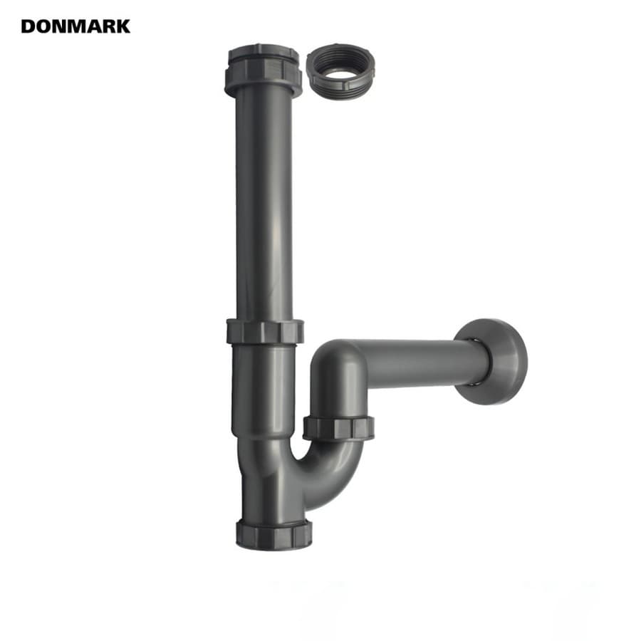 ท่อน้ำทิ้ง P-TRAP DONMARK PN-30P ABS เทา ก้านชาร์ป 12นิ้ว