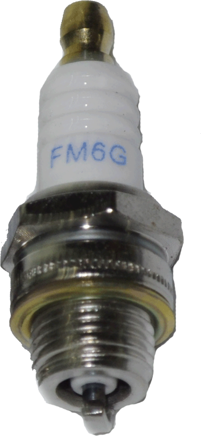 หัวเทียนเครื่องตัดหญ้า SANTOSHI FM-6G เกลียวสั้น