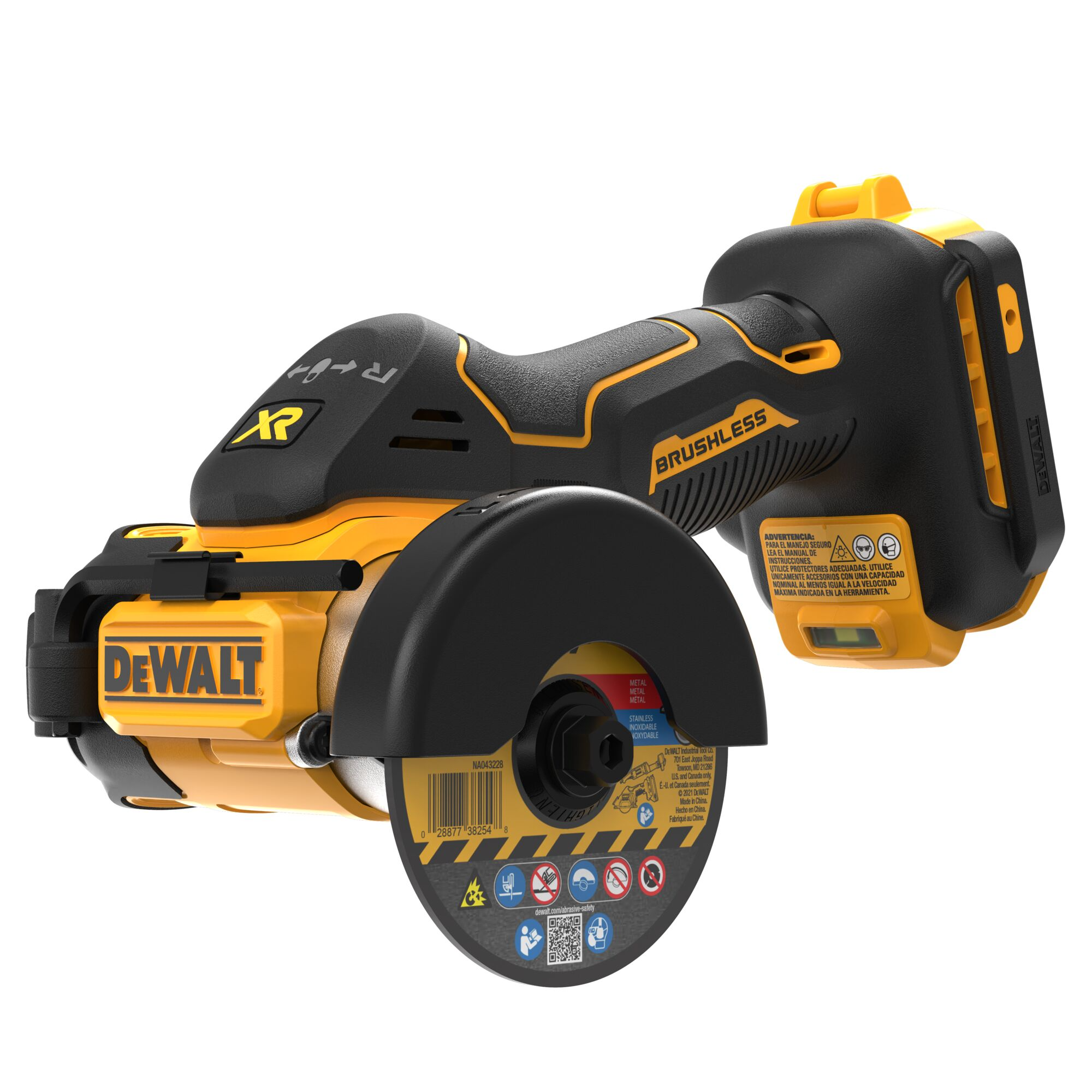 เครื่องตัดอเนกประสงค์ไร้สาย DEWALT 3" 20V. DCS438B (ไม่รวมแบตเตอรี่และแท่นชาร์จ)